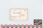 Etikett zu Keramikgefäß (NHMW-PRAE-002248)